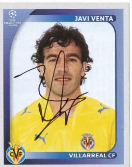 Javi Venta  FC Villarreal  2008/2009  Panini  CL  Sticker original signiert 
