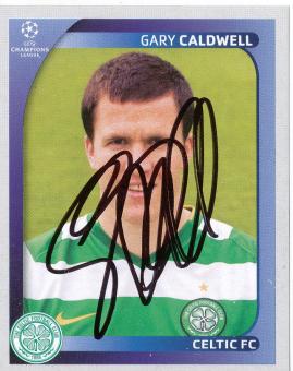 Gary Caldwell  Celtic Glasgow  2008/2009  Panini  CL  Sticker original signiert 