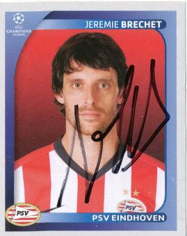 Jeremie Brechet  PSV Eindhoven  2008/2009  Panini  CL  Sticker original signiert 