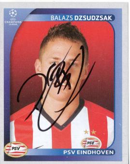 Balazs Dzudzsak  PSV Eindhoven  2008/2009  Panini  CL  Sticker original signiert 
