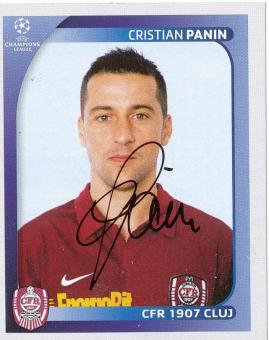 Cristian Panin  CFR Cluj  2008/2009  Panini  CL  Sticker original signiert 