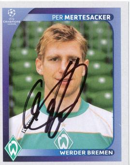 Per Mertesacker  SV Werder Bremen  2008/2009  Panini  CL  Sticker original signiert 