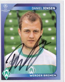 Daniel Jensen  SV Werder Bremen  2008/2009  Panini  CL  Sticker original signiert 