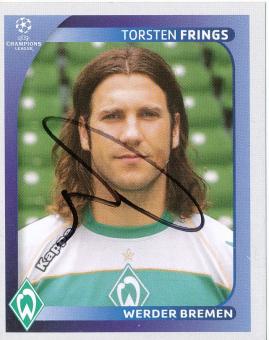 Torsten Frings  SV Werder Bremen  2008/2009  Panini  CL  Sticker original signiert 