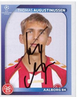 Thomas Augustinssen  Aalborg BK  2008/2009  Panini  CL  Sticker original signiert 