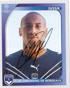 Jussie  Girondins Bordeaux  2008/2009  Panini  CL  Sticker original signiert 