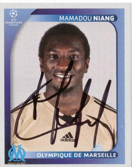 Mamadou Niang  Olympique Lyon  2008/2009  Panini  CL  Sticker original signiert 
