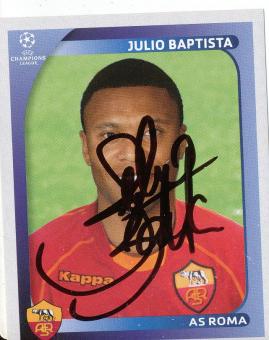 Julio Baptista  AS Rom  2008/2009  Panini  CL  Sticker original signiert 