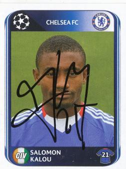 Salomon Kalou  FC Chelsea London  2010/2011  Panini  CL  Sticker original signiert 