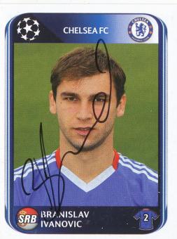 Branislav Ivanovic  FC Chelsea London  2010/2011  Panini  CL  Sticker original signiert 