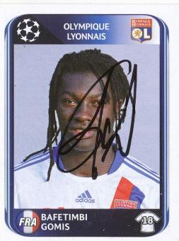 Bafetimbi Gomis  Olympique Lyon  2010/2011  Panini  CL  Sticker original signiert 