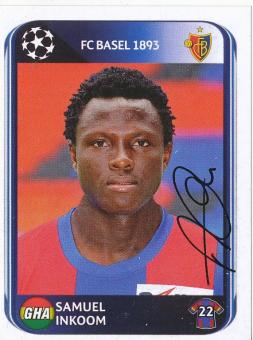 Samuel Inkoom  FC Basel 2010/2011  Panini  CL  Sticker original signiert 
