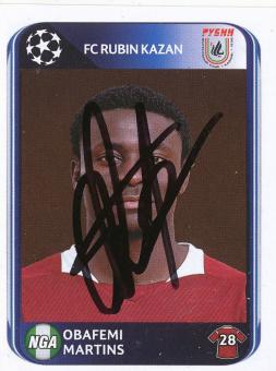Obafemi Martins  FC Rubin Kazan  2010/2011  Panini  CL  Sticker original signiert 