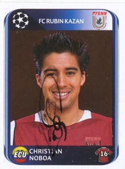 Christian Noboa  FC Rubin Kazan  2010/2011  Panini  CL  Sticker original signiert 