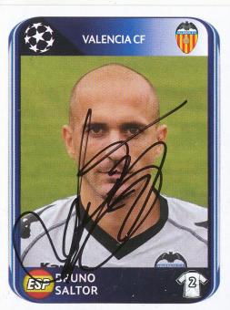 Bruno Saltor  FC Valencia  2010/2011  Panini  CL  Sticker original signiert 