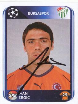 Ivan Ergic  Bursaspor  2010/2011  Panini  CL  Sticker original signiert 