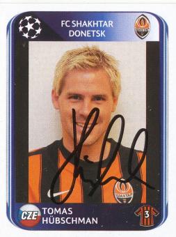 Tomas Hübschmann  FC Shakhtar Donetsk  2010/2011  Panini  CL  Sticker original signiert 