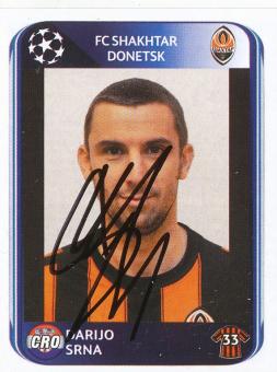 Darijo Srna  FC Shakhtar Donetsk  2010/2011  Panini  CL  Sticker original signiert 