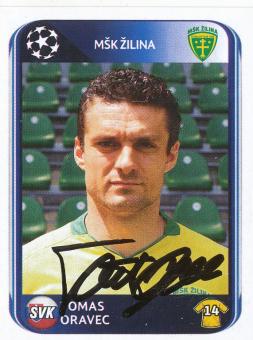 Tomas Oravec  MSK Zilina  2010/2011  Panini  CL  Sticker original signiert 