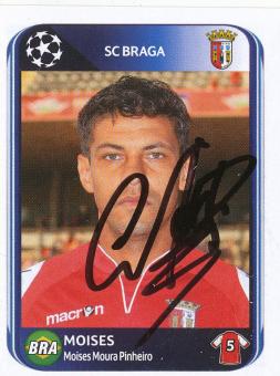 Moises  SC Braga  2010/2011  Panini  CL  Sticker original signiert 