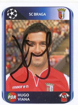 Hugo Viana  SC Braga  2010/2011  Panini  CL  Sticker original signiert 