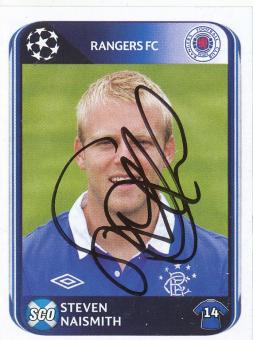 Steven Naismith  Glasgow Rangers  2010/2011  Panini  CL  Sticker original signiert 
