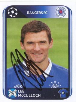 Lee McCulloch  Glasgow Rangers  2010/2011  Panini  CL  Sticker original signiert 