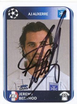 Jeremy Berthod  AJ Auxerre  2010/2011  Panini  CL  Sticker original signiert 