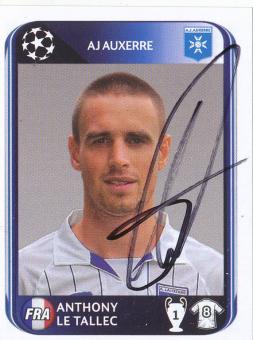 Anthony Le Tallec  AJ Auxerre  2010/2011  Panini  CL  Sticker original signiert 