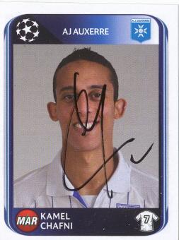 Kamel Chafni  AJ Auxerre  2010/2011  Panini  CL  Sticker original signiert 