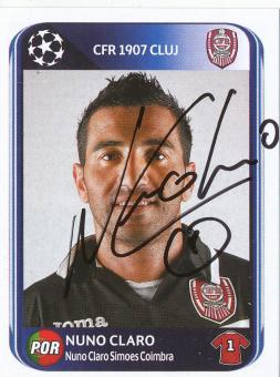 Nuno Claro  CFR Cluj  2010/2011  Panini  CL  Sticker original signiert 