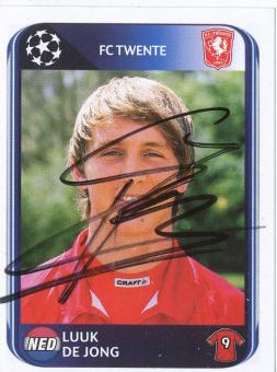 Luuk De Jong  FC Twente Enschede  2010/2011  Panini  CL  Sticker original signiert 