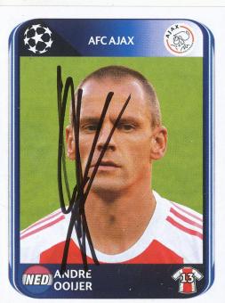 Andre Ooijer  Ajax Amsterdam 2010/2011  Panini  CL  Sticker original signiert 