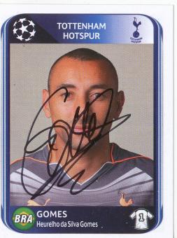 Gomes  Tottenham Hotspur  2010/2011  Panini  CL  Sticker original signiert 