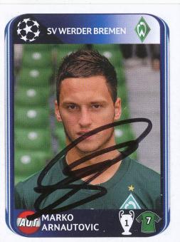 Marko Arnautovic  SV Werder Bremen  2010/2011  Panini  CL  Sticker original signiert 