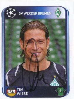Tim Wiese  SV Werder Bremen  2010/2011  Panini  CL  Sticker original signiert 