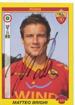 Matteo Brighi   AS Rom  Italien Calciatori 2009/2010  Panini  Sticker original signiert 