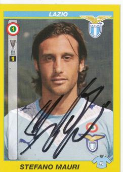Stefano Mauri  Lazio Rom  Italien Calciatori 2009/2010  Panini  Sticker original signiert 