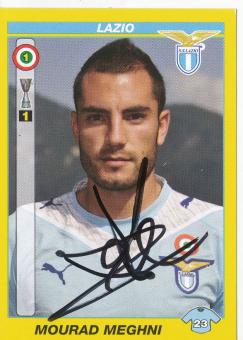 Mourad Meghni  Lazio Rom  Italien Calciatori 2009/2010  Panini  Sticker original signiert 