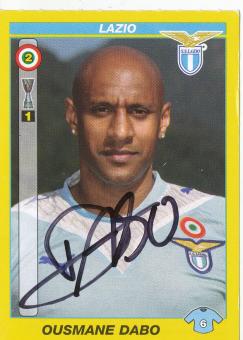 Ousmane Dabo  Lazio Rom  Italien Calciatori 2009/2010  Panini  Sticker original signiert 