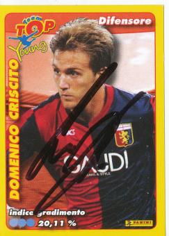 Domenico Criscito  CFC Genua  Italien Calciatori 2009/2010  Panini  Sticker original signiert 