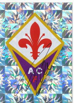 Cesare Prandelli  AC Florenz  Italien Calciatori 2009/2010  Panini  Sticker original signiert 