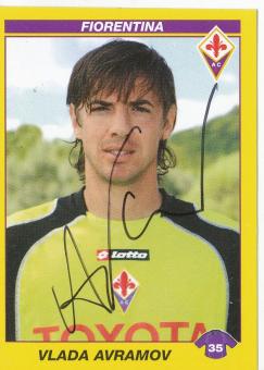 Vlada Avramov  AC Florenz  Italien Calciatori 2009/2010  Panini  Sticker original signiert 