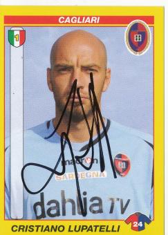 Cristiano Lupatelli  Cagliari Calcio  Italien Calciatori 2009/2010  Panini  Sticker original signiert 