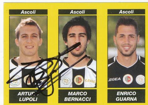 Arturo Lupoli  Ascoli Calcio  Italien Calciatori 2009/2010  Panini  Sticker original signiert 