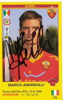 Marco Andreolli  AS Rom  Italien Calciatori 2009/2010  Panini  Sticker original signiert 