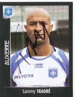 Sammy Traore  AJ Auxerre  2008  Frankreich Panini Sticker original signiert 