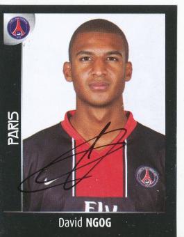 David Ngog  PSG Paris Saint Germain  2008  Frankreich Panini Sticker original signiert 