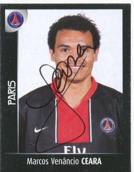 Marcos Venancio Ceara   PSG Paris Saint Germain  2008  Frankreich Panini Sticker original signiert 