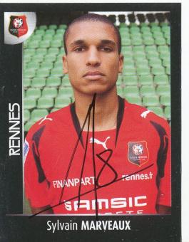 Sylvain Marveaux  Stade Rennes  2008  Frankreich Panini Sticker original signiert 